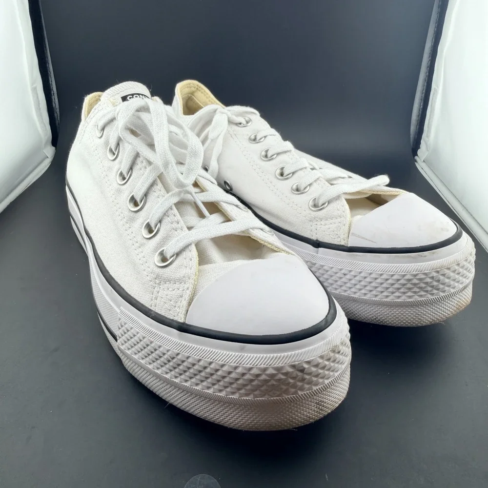 Converse Chuck Taylor All Star Lift Platform Women 9 Comfort Shoes White Sneaker